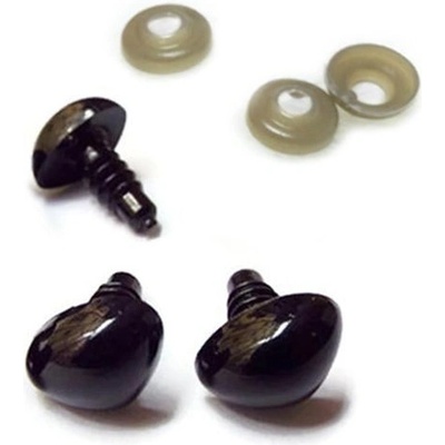 Bezpečnostní nos čumák 20x15mm černý hladký (1ks)