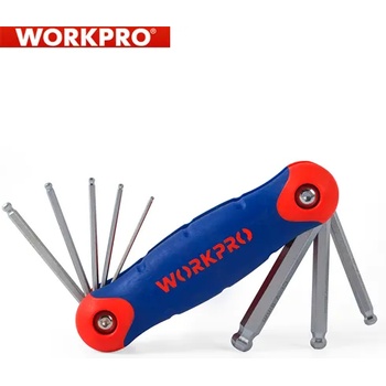 WORKPRO Комплект шестограми със сферична глава 8 бр. / Workpro W022004 / (HGS W022004)