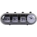 Karlsson Будилник Retro Tube Calendar Flip, черен (KA6045BK) Будилник