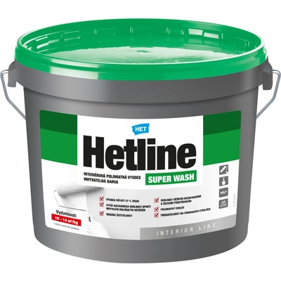 HET HETLINE SUPER WASH interiérová vysoce omyvatelná barva 5kg