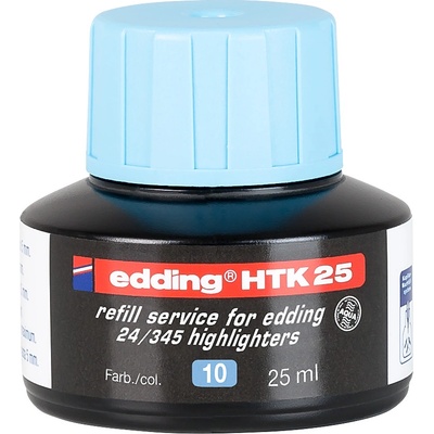 Edding HTK 25 náhradní inkoust světle modrý