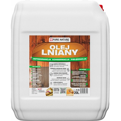 Olej na dřevo Pure Nature 20 l slámový, voděodolný, olejivzdorný