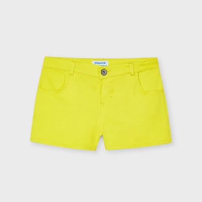 Mayoral Къси меки панталонки в жълто за момиче Майорал