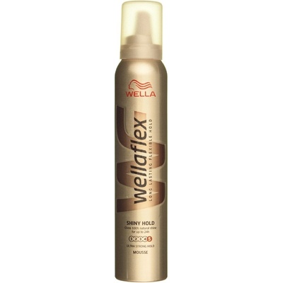 Wella Wellaflex Shiny Hold pěnové tužidlo pro ultra silné zpevnění 200 ml