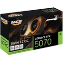 Inno3D GeForce RTX 5070 Twin X2 OC 12GB GDDR7 192bit (N50702-12D7X-195064N)