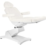 ACTIVESHOP Електрически козметичен стол Azzurro 869A ротационен 4 мотора бяло (114876)