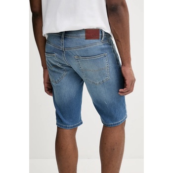 Pepe Jeans Дънков къс панталон Pepe Jeans SLIM GYMDIGO SHORT TRACK (PM801075HV1)