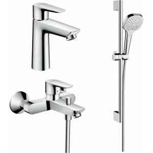 Hansgrohe Комплект за мивка, вана и душ Hansgrohe Talis E хром (HansgrohePack7)