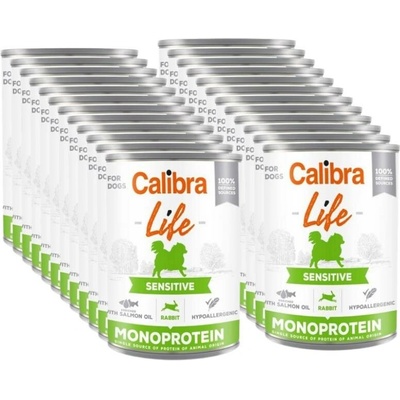 Calibra Adult Dog Life Sensitive Rabbit 24 x 400 g
