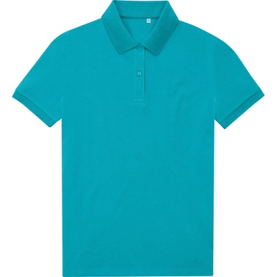 B&C Polokošile B&C My Eco Polo 65/35 women krátký rukáv dámská COT-01W465zn300 Tyrkysová