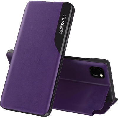 Huawei Elegantен книжен калъф View Case за Huawei Y5P - Лилав KP13686