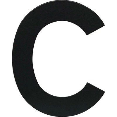 RN.120L.C.CE písmeno "C" 120mm čierne matné Čierna