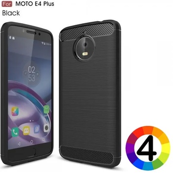 Motorola Moto E4 Plus Удароустойчив Carbon Fiber Калъф и Протектор