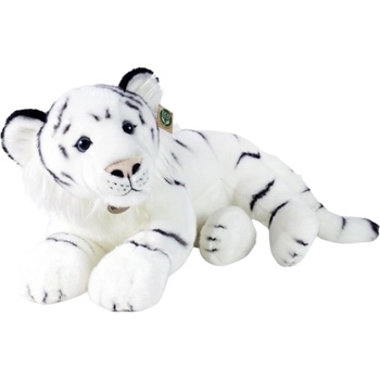 Rappa Плюшена играчка Rappa Еко приятели - Бял тигър, лежащ, 60 cm (221611)