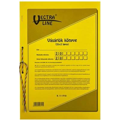 VECTRALINE Отпечатана брошура за клиенти VECTRALINE A/4, стояща 25x2 листа GDPR съвместима с B11-1/V (B11-1/V)