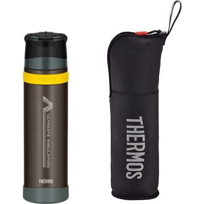 Thermos Mountain FFX hnědá 900 ml + termoobal