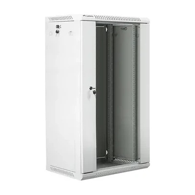 Lanberg Комуникационен шкаф, Lanberg rack cabinet 19" wall-mount 22U / 600x450 for self-assembly (flat pack), grey (WF01-6422-10S)