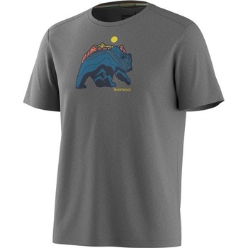 Smartwool Men's Bear Strata Active Short Sleeve Graphic Tee Размер: L / Цвят: сив