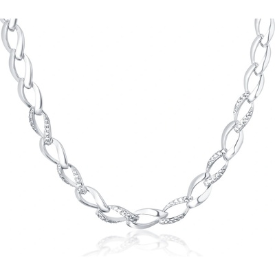 JVD Strieborný náhrdelník SVLN0205SH2BI42