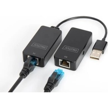 DIGITUS USB Extender, USB 2.0, for use with Cat5/5e/6 (UTP, STP or SFT) cable up to 50 m / 164 feetUSB Extender DA-70141