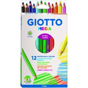 GIOTTO Цветни моливи GIOTTO mega jumbo 12 броя 2256 00 (2256 00)