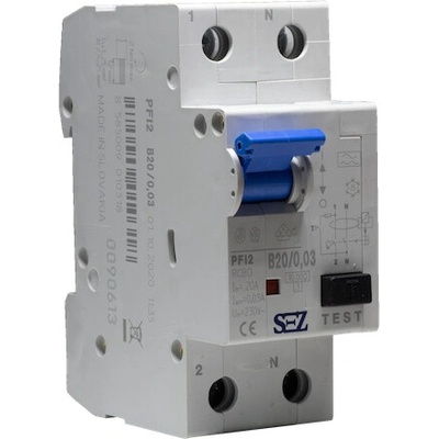 SEZ 2P B20A 30mA PFI2 B20/0.03