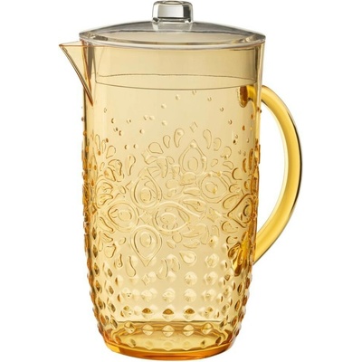 J-Line by Jolipa Meruňkový plastový džbán s víkom Aqua Apricot 2,5L