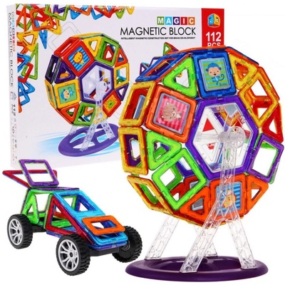 3DDiy 3D Magnetické kostky 112 ks