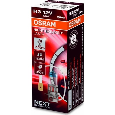 Osram Night Breaker Next Generation H3 PK22s 12V 55W