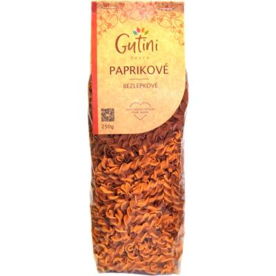 Gutini special s.r.o. Paprikové těstoviny bez lepku a kukuřičné mouky 250 g