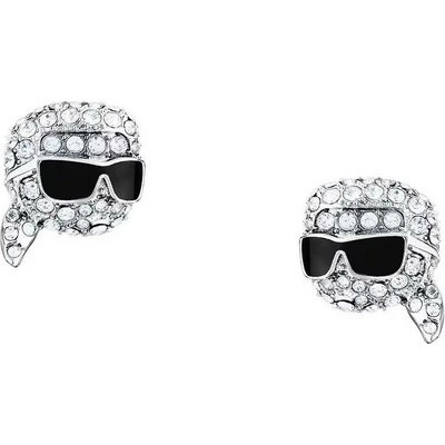 Karl Lagerfeld Ikonické náušnice s krystaly Karl Charms KLAYD20