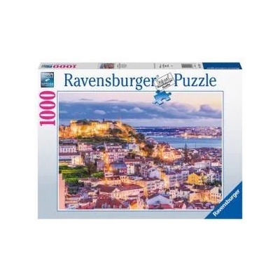 Ravensburger Пъзел Ravensburger 1000 части - Изглед към Лисабон, 7017183