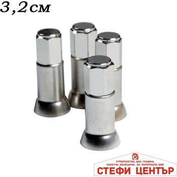 Paolo Комплект капачета и ръкави за вентили w07066/pa043 - 3.2см 4 БР/К-Т (09310)