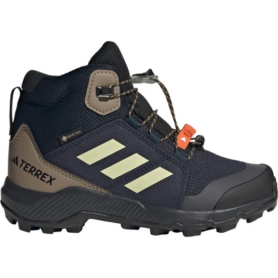 adidas Terrex Детски туристически обувки adidas Terrex Kid's Terrex Mid GTX Walking boots - Legend Ink / Dual Yellow / Olive Strata - размер 36 2/3 (EU) (702-1236-2325)
