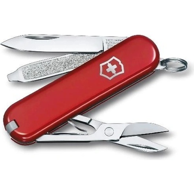 VICTORINOX - Malý kapesní nůž Classic SD Colors, 7 funkcí, červená 0.6223.G