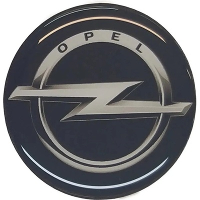 Samolepka na stredy kolies živicová Opel 5,5 cm CHEAP