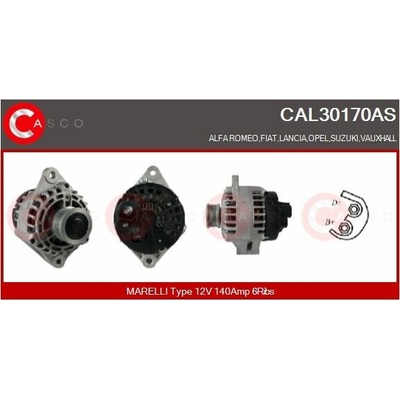 ALTERNATOR 12V 140A INA CAL30170AS