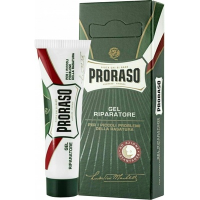 Proraso Green gél pre zastavenie krvácania po holení (Eucalyptus Oil and Menthol) 10 ml