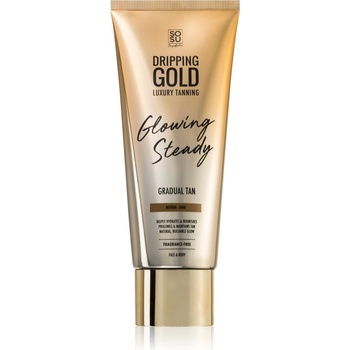 Dripping Gold Glowing Steady автобронзант за постепенен тен Medium - Dark 200ml