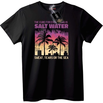 NOONEBRAND Тениска Солена Вода Лечение - 2XL, White