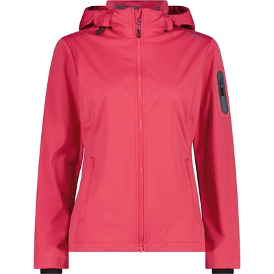 CMP Дамско софтшел яке CMP Women's Light Softshell Jacket Zip Hood Softshell jacket - Magenta - размер 50 (EU) (103-2139-1819)