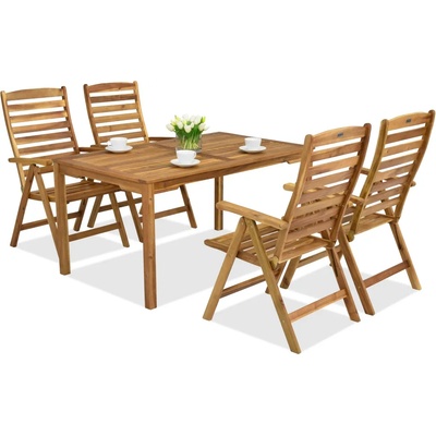 Garden Point Дървени мебели Danang/ Bombay 4 Garden Point (GAP414S_4xGAP151)