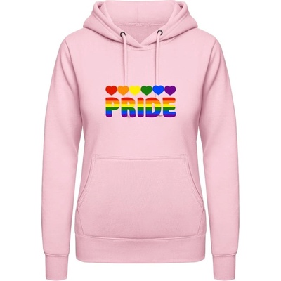 AWDis Pride mikina s Dúhovým dizajnom Pride bábätkovská ružová