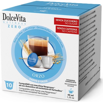 Dolce Vita Italfoods Dolce Vita Orzo безкофеиново ечемично кафе на капсули за Nespresso 10 броя