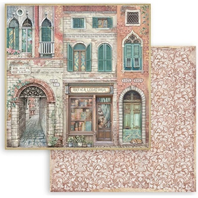Stamperia papír na scrapbook oboustranný Venice City of Art Legatoria