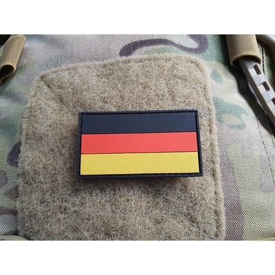 JACKETS TO GO Nášivka vlajka NĚMECKO plastová BAREVNÁ velcro