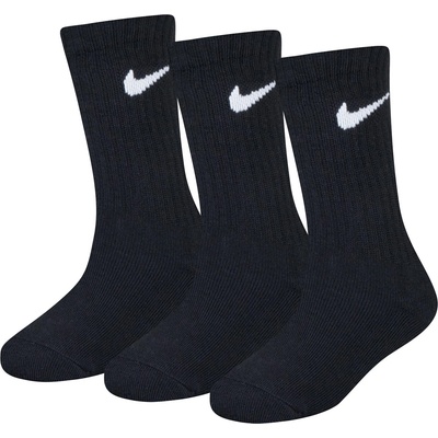Nike Детски чорапи Nike Basic Crew 3Pk Sock Infants - Black