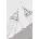 AllSaints Обици AllSaints (477385SLV041)