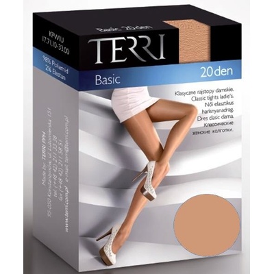 Terri BASIC 20 DEN standardní punčochové kalhoty NATURAL TĚLOVÁ SVĚTLEJŠÍ