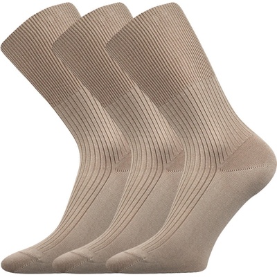 Lonka ponožky Zdravan 3 pár béžová